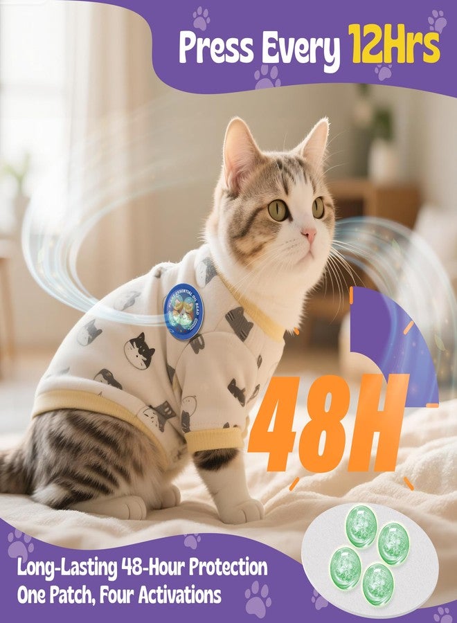 Mysora Cat Calming Patches for Travel, Car & Home Use, Pheromone & Natural Essential Oil Calming Diffuser for Cats & Kittens to Reduce Anxiety and Stress, Long Lasting & Non Toxic, 10 Count - Image 4